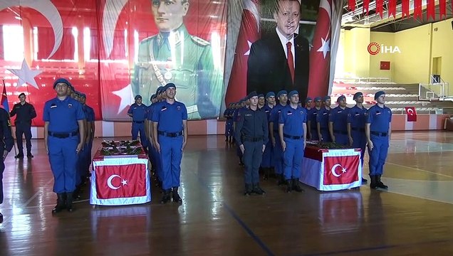 Isparta’da 28. dönem bedelli jandarma erler yemin ederek terhis oldu