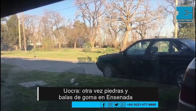 Uocra: otra vez piedras, balas de goma y gases lacrimógenos en Ensenada