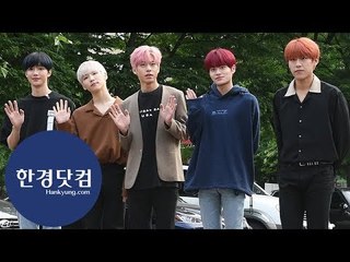 AB6IX(에이비식스), 시선 강탈하는 멋진 모습…'눈부심 주의' (뮤직뱅크 출근길)