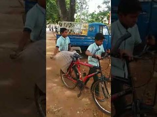 Davanagere; students treated as labours, parents angry on school admin