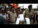 kannada organisations protest against kiran mujumdar