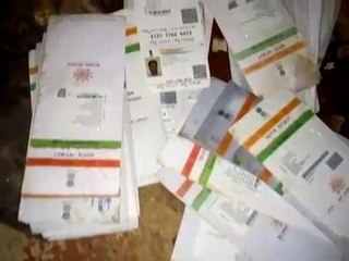 The thousands of  Aadhaar Cards are detected in drainage