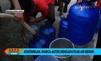 Krisis Air Bersih, Warga Aceh Antre Mendapatkan Air Bersih