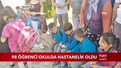 98 Öğrenci Okulda Hastanelik Oldu