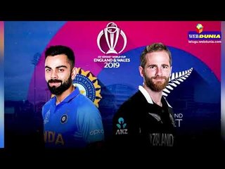 India Vs New Zealand World Cup 2019 Semi-Final Match at Manchester