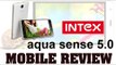 इंटेक्स का सस्ता स्मार्ट फोन : Mobile Review: ‘Intex Aqua Sense 5.0