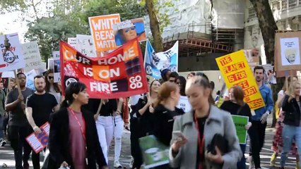 Thousands join global climate strike in London