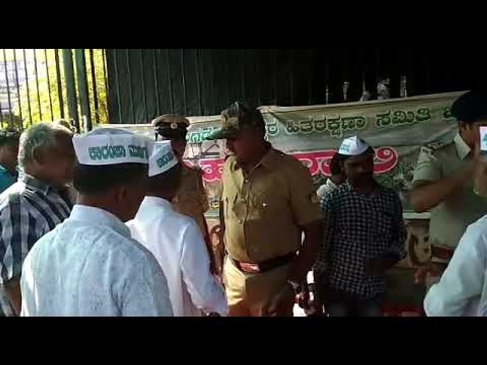 ಸಿಎಂ ಆಗಮನದ ಹಿನ್ನೆಲೆಯಲ್ಲಿ ಸಂತ್ರಸ್ಥರ ಮೇಲೆ ದೌರ್ಜನ್ಯ