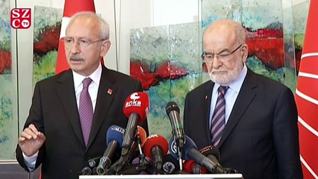 Kılıçdaroğlu ile Karamollaoğlu bir araya geldi