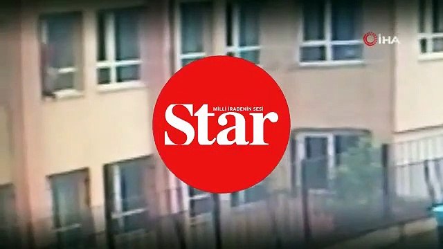 Okulda dehşet anları!; O anlar saniye saniye görüntülendi