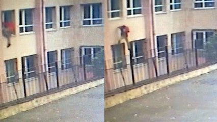 Okulda dehşet! 3. kattan aşağı düştü!