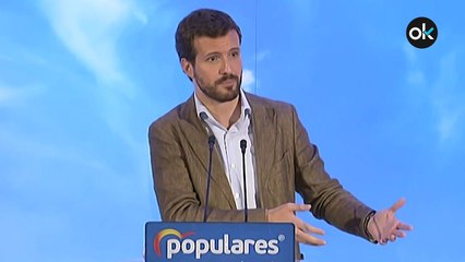 Casado dice que no dormiría tranquilo si pactara con Bildu