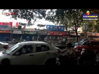 சென்னை கலவரத்தின் போது அரசு பேருந்துகள் தாக்கப்பட்ட வீடியோ தொகுப்பு