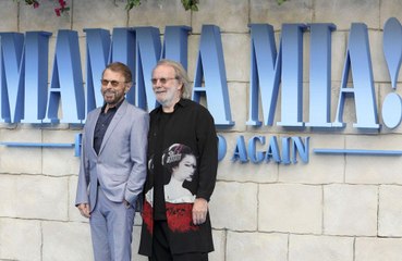ABBA's Björn and Benny reunited at London's Mamma Mia: The Party