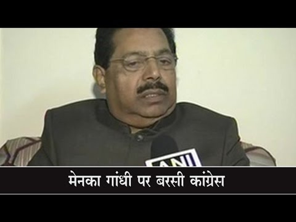 मेनका गांधी पर बरसी कांग्रेस Congress slams Maneka's sex determination test suggestion