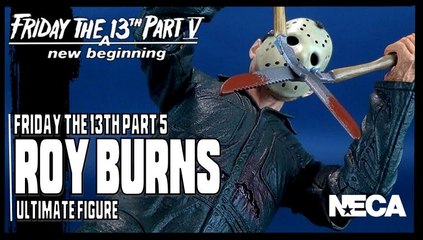 NECA Friday the 13th Part 5 A New Beginning Ultimate Roy Burns Figure Review