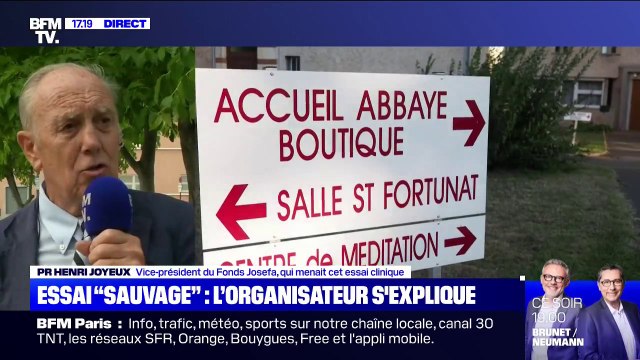 Essai clinique sauvage : Nous n'avons donné aucune consigne aux patients, déclare le professeur Joyeux