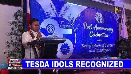 TESDA idols recognized