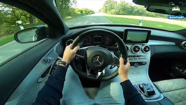 620HP Mercedes AMG C63 S LOUD! iPE Exhaust POV Test Drive by AutoTopNL