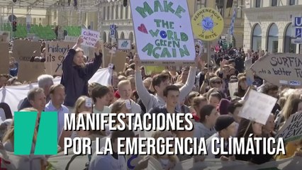 Millones de personas se manifiestan por la emergencia climática