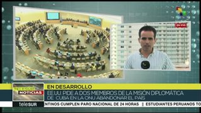 EE.UU. expulsa a 2 diplomáticos de Cuba ante la ONU