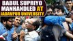 Babul Supriyo manhandled by Jadavpur University Students, slams protesters