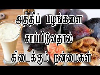 அத்திப் பழங்களை சாப்பிடுவதால் கிடைக்கும் நன்மைகள்