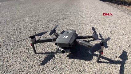 Tekirdağ polisinden drone ile trafik denetimi
