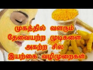 முகத்தில் வளரும் தேவையற்ற முடிகளை அகற்ற சில இயற்கை வழிமுறைகள்