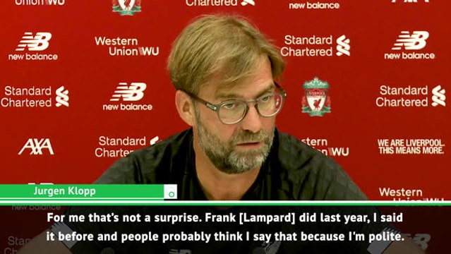 Klopp loves Lampard and Lampard loves Klopp