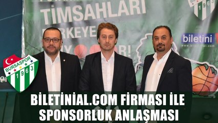 Biletinial.com Firması İle Sponsorluk Anlaşması İmzalandı
