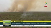 Conexión Global: Brasil mantiene focos de incendios en la amazonía
