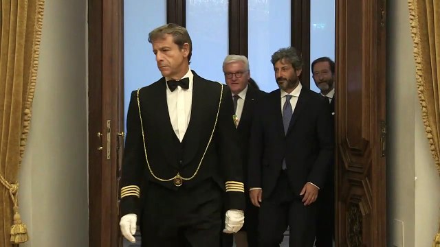 Roma - Fico riceve Presidente della Repubblica Federale di Germania Steinmeier (19.09.19)