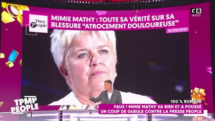 Mimie Mathy, gravement blessée ?