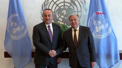 Çavuşoğlu, guterres ile görüştü
