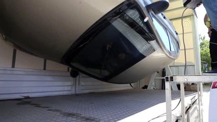 Muğla'da, simülatör ile emniyet kemerinin önemi anlatıldı
