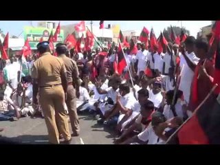 பேருந்து கட்டண உயர்வை கண்டித்து தி.மு.க  சாலைமறியல் போராட்டம்