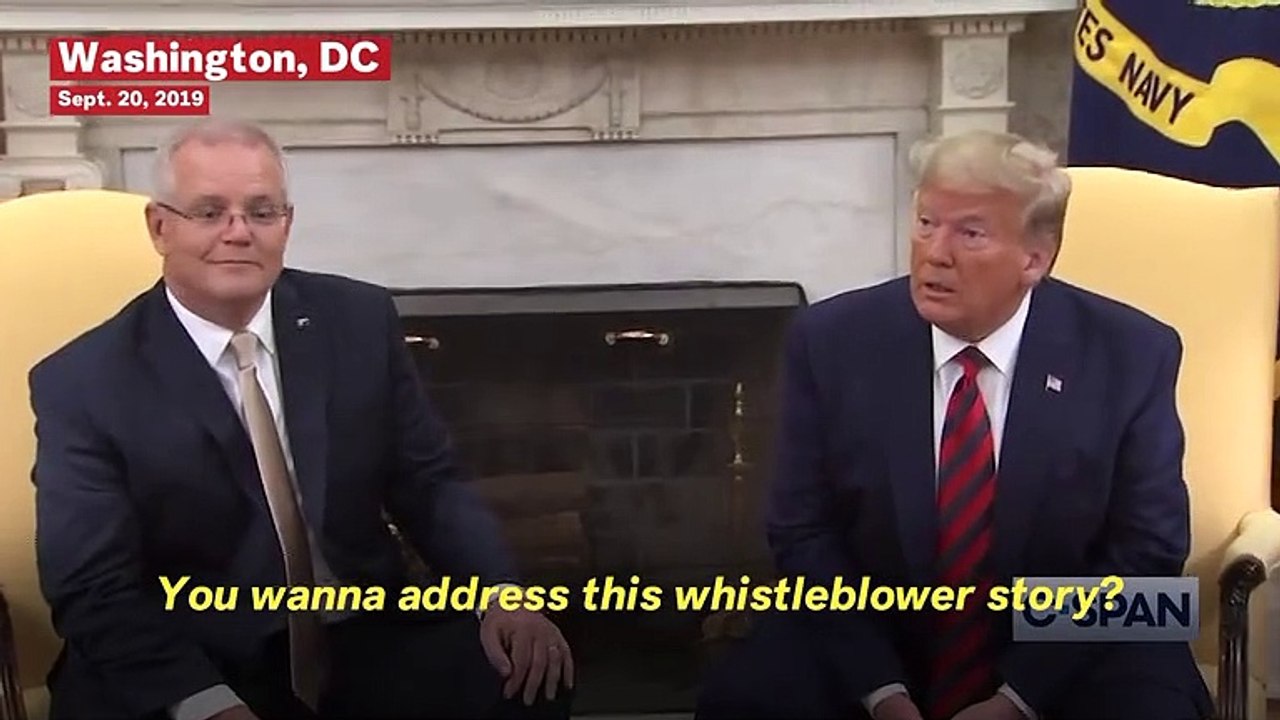 Trump Calls Whistleblower Story 'Political Hack-Job'