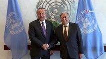 - Dışişleri Bakanı Çavuşoğlu, BM Genel Sekreteri Guterres ile görüştü