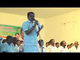செந்தில் பாலாஜியின் அனல் பறக்கும் அந்த பேச்சு