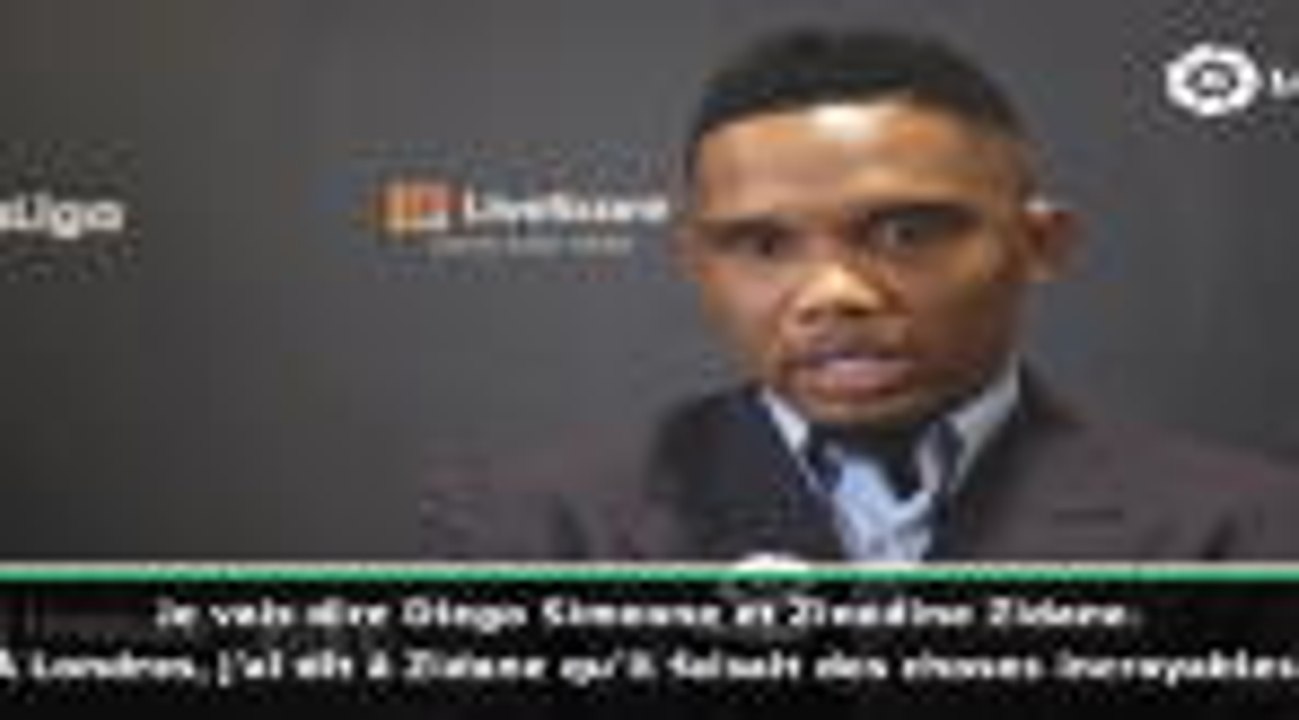 Real Madrid - Eto'o : "Zidane est la meilleure recrue depuis plusieurs saisons"