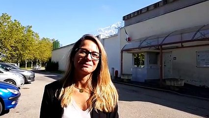 La députée européenne Virginie Joron en visite à la maison d'arrêt de La Talaudière