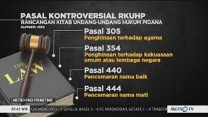 Deretan Pasal Kontroversial di RKUHP