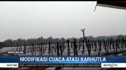 Modifikasi Cuaca Berhasil Turunkan Hujan di Dumai