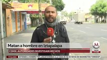 Matan a hombre a balazos en Iztapalapa