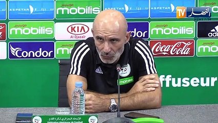 Batelli : "Moi et Belmadi ont a le meme point de vue"