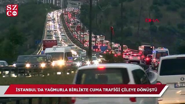 İstanbul'da trafik kilit! Yoğunluk yüzde 80!..