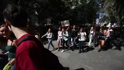 ABD'de iklim değişikliği protestosu - NEW