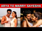 Conformed?  Arya To Marry Actress sayesha Saigal..!