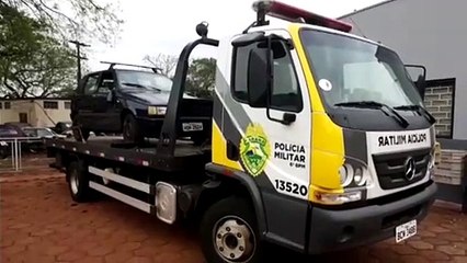 Carro furtado é recuperado pela PM no Turisparque